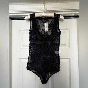 Intimissimi Black Lace Chemise Body S